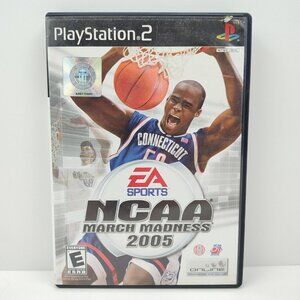 NCAA March Madness 2005 (PlayStation 2, 2004) Complete CIB Tested Working